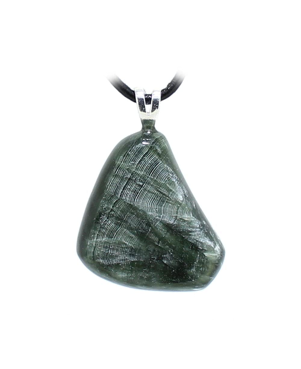 seraphinit serafinit Halskettenanhänger Kettenschmuck Kristall Rohkristall Stein Silberanhänger Silberschmuck Edelsteinanhänger Edelstein Heilstein Schmuckanhänger Halsschmuck Rohstein Rohstück Schmuckstein Schmuck Schutzstein Glücksstein