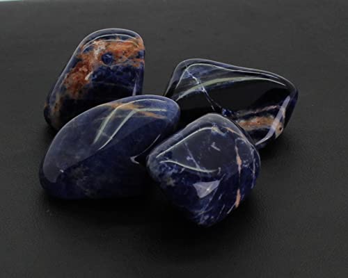 Sodalith Stein Handschmeichler Rohstein Rohstück Schmuckstein Trommelstein Anhänger Schutzstein Glücksstein Edelstein Heilstein Schmeichler Wasserstein Dekostein Naturstein