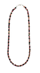 rosa grüner blauer Turmalin Stein Trommelstein Perlenkette Kugelkette Kette Halskette Buttonkette Collier Halsschmuck Kettenschmuck Edelstein Heilstein Edelsteinkette Heilsteinkette Schmuck Rohstein Rohstück rosa grüne blaue Turmalinkette Turmalinschmuck Turmalinstein