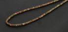 Halskette Kette aus Unakit Epidot Stein Trommelstein Anhänger Kugelkette Edelsteinkette Collier Edelstein Heilstein Halsschmuck Schmuckkette Schmuckanhänger Heilsteinkette Perlen Kugel Unakitkette Unakitschmuck Unakitstein